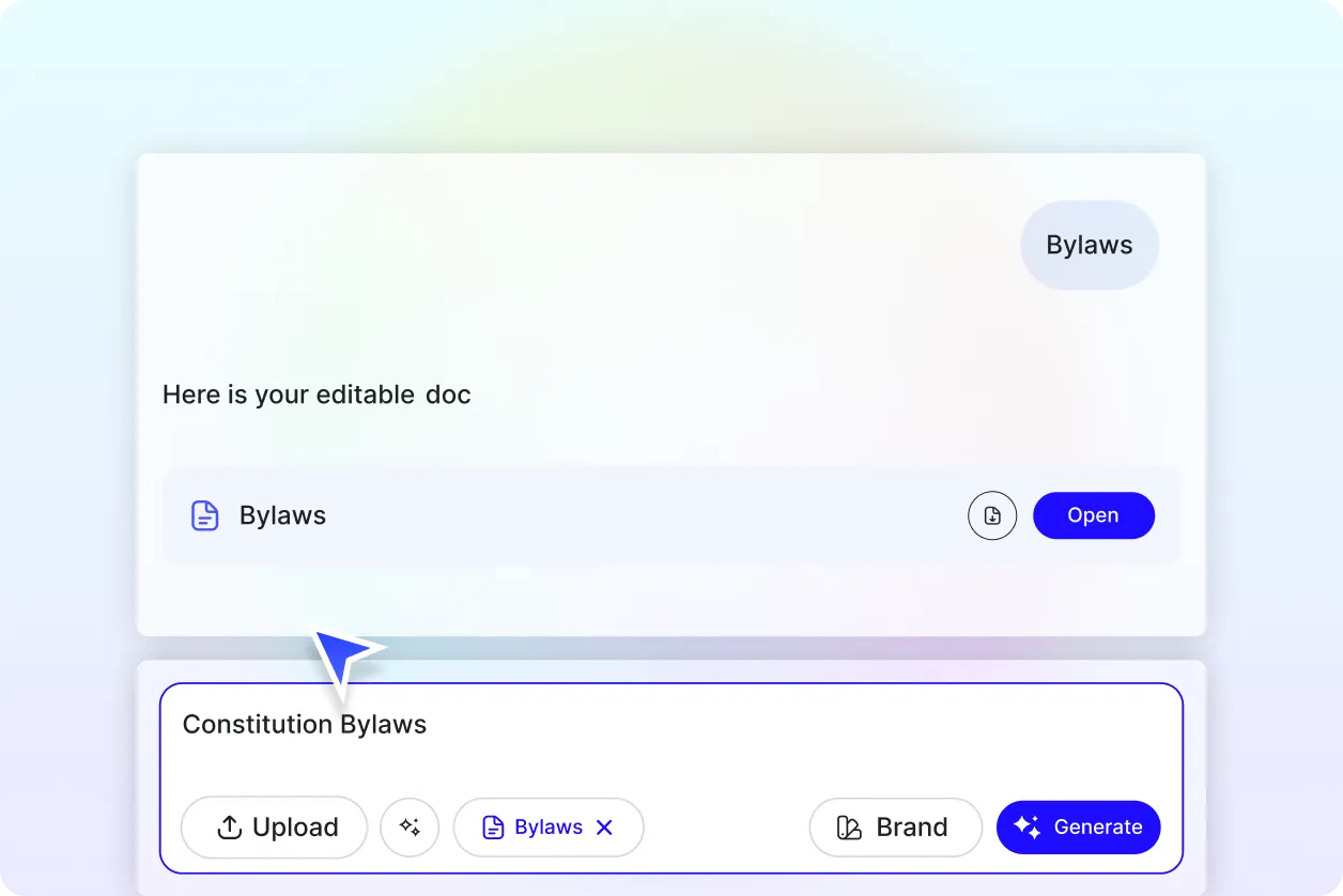 Free AI Bylaws Generator, Free Bylaws Maker Online